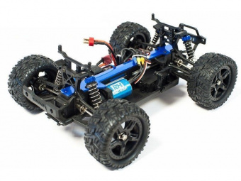 Радиоуправляемый монстр Remo Hobby SMAX Brushless (синий) 4WD 2.4G 1/16 RTR