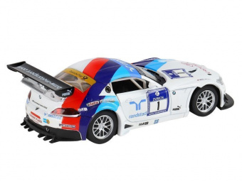 Машина ''АВТОПАНОРАМА'' BMW Z4 GT3, белый, 1/32, свет, звук, инерция, в/к 17,5*13,5*9 см