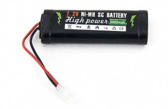 Аккумулятор Ni-Mh 7.2V 5000 mAh (разъем Tamiya)