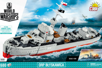 Конструктор COBI Эсминец ORP Błyskawica (Молния) COBI-3080