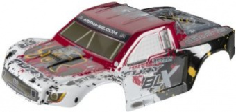 Корпус ARRMA Fury 2013 ''Grunge'' (красный)