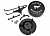 Spare tire mount: mounting bracket: spare tire cover: mounting hardware