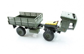 Радиоуправляемая машина WPL Газ 66 грузовая 1:16 + акб RTR 2.4G