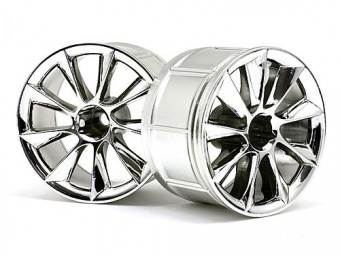Диски туринг 1/10 - LP35 ATG RS8 CHROME (2шт)