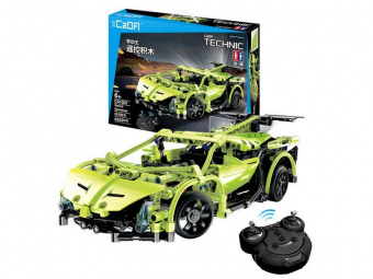Радиоуправляемый конструктор CaDA Technic спортивная машина (453 детали)