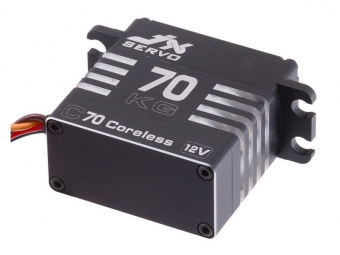 Сервомашинка цифровая JX Servo B70 (87г/72/0.10/12.0V) бесколлекторная, Full metal