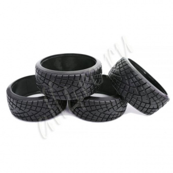 Резина для дрифта с протектором X-PATTERN RADIAL 26mm D-COMPOUND Drift Tire Set (4pcs)