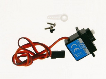 Сервомашинка 9g для планера Top RC Lightning 2100 (закрылки), провод 400мм
