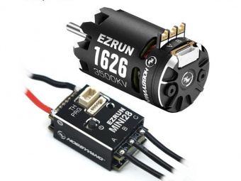 Бесколлекторная бессенсорная система Hobbywing COMBO-MINI28-1626SD-3500KV (30A, 1/28) влагозащита