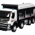 Машина ''АВТОПАНОРАМА'' Volvo самосвал, белый, 1/50, свет, звук, в/к 28*14*10 см