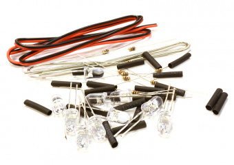 Комплект подсветки 5мм LED DIY (желтый)