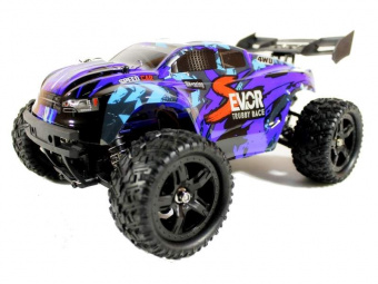Радиоуправляемая трагги Remo Hobby S EVO-R Brushless (синяя) 4WD 2.4G 1/16 RTR
