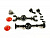 Корпуса мостов WPL 4x4, металл для моделей B-14, B-24, C-14, C-24