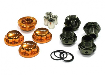 24mm Hex Wheel (4) Hub +6mm Offset for Traxxas T-Maxx & Revo