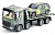 Радиоуправляемый грузовик-трейлер + джип ZhouleToys CityTruck 1:24