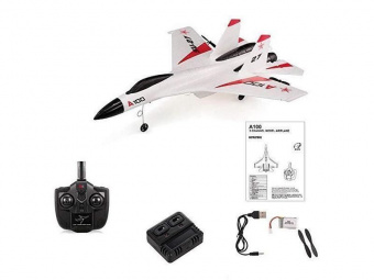 Р/У самолет XK Innovation SU27 340мм EPP 2.4G 3-ch LiPo RTF (белый)