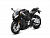 Мотоцикл АВТОПАНОРАМА BMW S1000R, 1/12, металл, черный, свободный ход колес