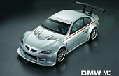 Кузов BMW M3 не окрашенный с отражателями, спойлерами и комплектом стайлинга 1:10
