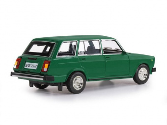 Машина ''АВТОПАНОРАМА'' ВАЗ 2104, зеленый, 1/24, инерция, в/к 24,5*12,5*10,5 см