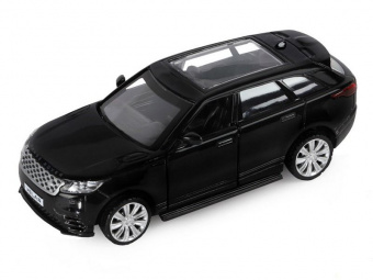 Машина ''АВТОПАНОРАМА'' Land Rover Range Rover Velar, черный, 1/42, инерция, в/к 17,5*12,5*6,5 см