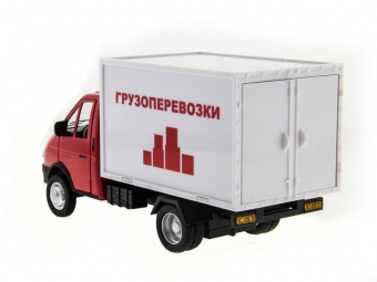 Машина ''АВТОПАНОРАМА'' ГАЗель (грузоперевозки) 1/28, в/к 24*14*12 см