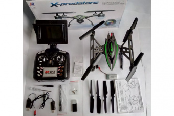 Радиоуправляемый квадрокоптер JXD X-Predators FPV RTF 5.8