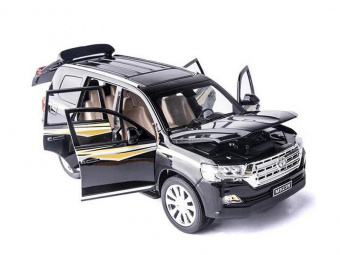 Машина XLG Toyota Land Cruiser M923V 1/24, свет, звук, инерция (1/8шт.) б/к