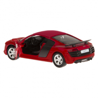 Машина АВТОПАНОРАМА Audi R8 GT, красный, 1/43, инерция, откр. двери, в/к 17,5*12,5*6,5 см
