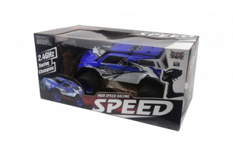 Машинка Monster Truck на пульте управления (полный привод, 2.4G, 1:10) Синий