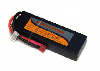 Аккумулятор LiPo Fullymax 7.4V 6000мАч 55C (жесткий корпус)