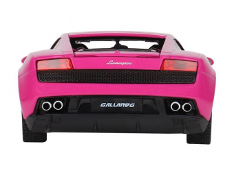 Машина ''АВТОПАНОРАМА'' Lamborghini Gallardo, розовый, 1/24, свет, звук, в/к 24,5*12,5*10,5 см