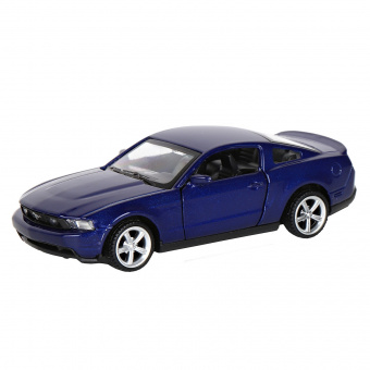 Машина АВТОПАНОРАМА Ford Mustang GT, синий, 1/43, инерция, откр. двери, в/к 17,5*12,5*6,5 см