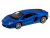 Машина АВТОПАНОРАМА Lamborghini Aventador Coupé, 1/24, синий, свет, звук, в/к 24,5*12,5*10,5 см