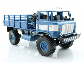 Р/У машина WPL Газ 66 грузовая (синяя) 1/16+акб 2.4G RTR