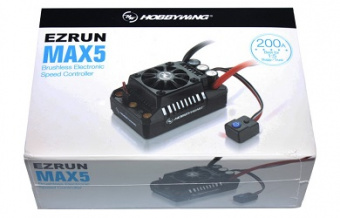 Бесколлекторный бессенсорный влагозащищенный регулятор Ezrun WP MAX5 V3 для шот-корс, багги, монстро