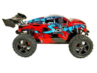 Радиоуправляемая трагги Remo Hobby S EVO-R UPGRADE (красный) 4WD 2.4G 1/16 RTR