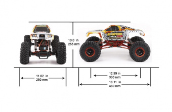 Радиоуправляемый краулер 1:10 Remo Hobby Rock Crawler Mountain Lion Xtreme 4WD 2.4Ghz RTR