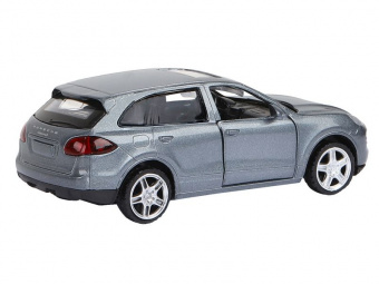 Машина ''АВТОПАНОРАМА'' Porsche Cayenne S, серый перламутр, 1/43, инерция, в/к 17,5*12,5*6,5 см