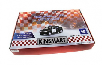 Машина Kinsmart Hummer H2 Police 1:40 инерционная