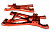 Нижние рычаги (красный) для Savage XL, Flux & X 4.6 RTR