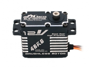 Сервомашинка цифровая JX Servo BLS-12V7146 (71г/47/0.10/14.0V) бесколлекторная, Full metal