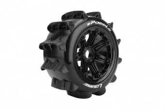 Колеса в сборе B-PADDLE 1/5 BUGGY REAR TIRE SPORT