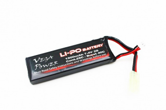 Аккумулятор Himoto Li-pol 1500mAh, 25c, 2s1p, MiniTamiya для E18MTL, E18XBL, E18XTL, E18SCL
