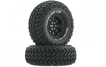 Колеса Duratrax 1:10 Scaler CR C3 Mounted 1.9'' Crawler Black