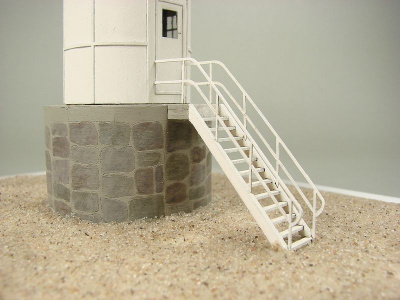 Сборная картонная модель Shipyard маяк Gellen Lighthouse (№48), 1/87