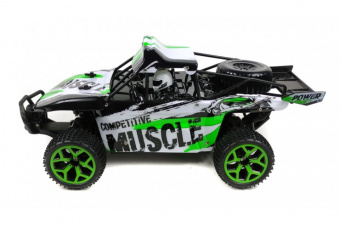 Машинка Багги на пульте управления (Полный привод, 1:18, 2.4G) Зеленый