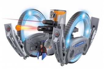 Радиоуправляемая боевая машина Keye Toys Space Warrior 2.4GHz (лазер, диски) Серый