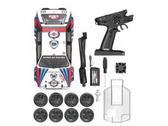 Радиоуправляемая машина для дрифта MJX Hyper Go 14302 Lancia Delta Brushless 4WD 2.4G LED 1/14 RTR