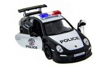 Инерционная модель-копия Kinsmart Porsche 911 GT3 RS Police 1:36