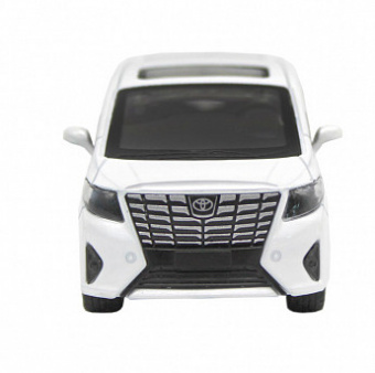 Машина АВТОПАНОРАМА Toyota Alphard, белый, 1/42, инерция, откр. двери, в/к 17,5*12,5*6,5 см